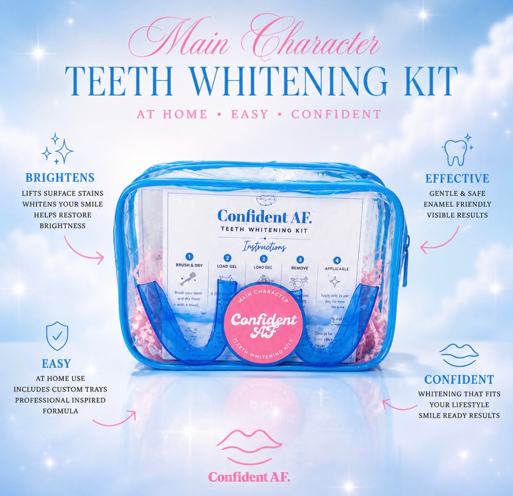 “Main Character” at home teeth whitening kit